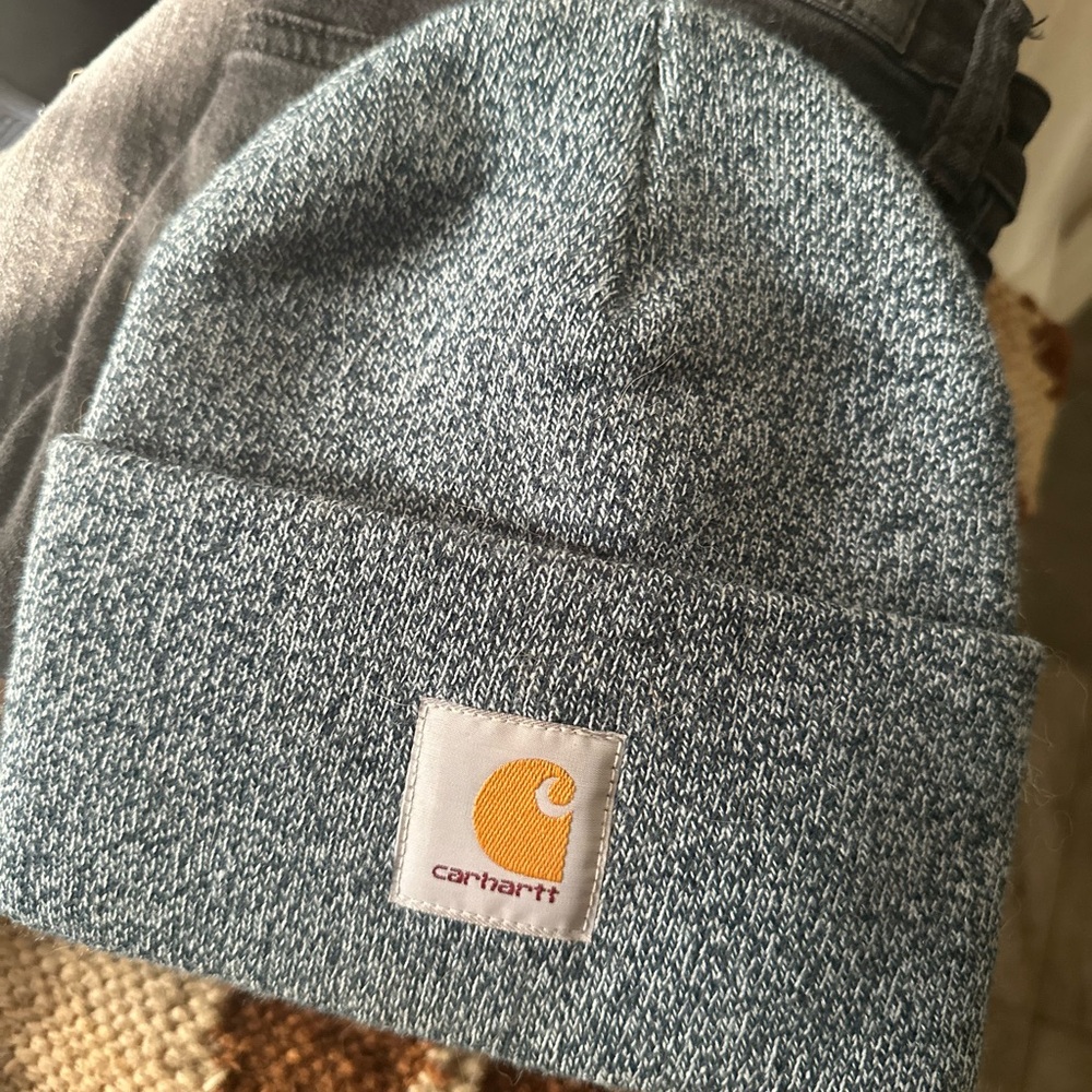 Carhartt Blue Knit Beanie